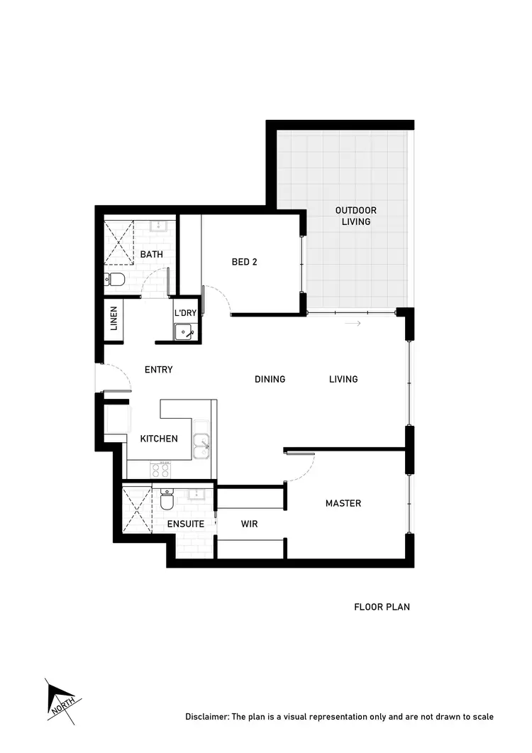 Floorplan of Homely apartment listing, 172/39 Catalano Street, Wright ACT 2611