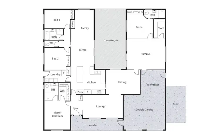 Floorplan of Homely house listing, 5 Herman Close, Florey ACT 2615