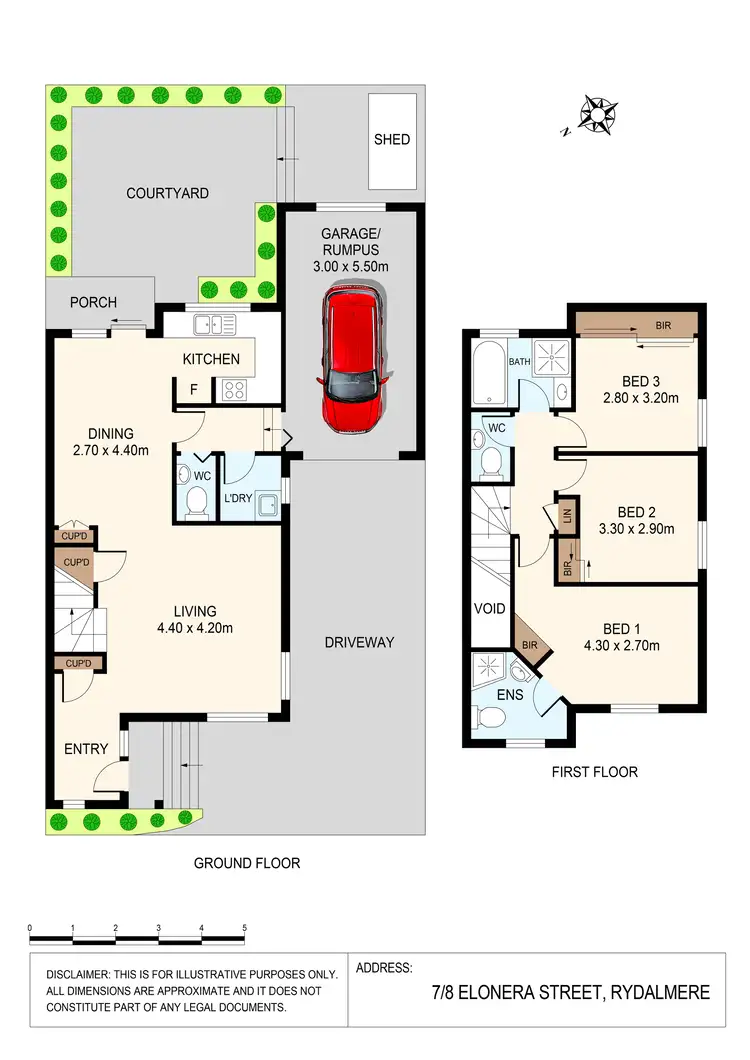 Floorplan of Homely townhouse listing, 7/8 Elonera Street, Rydalmere NSW 2116