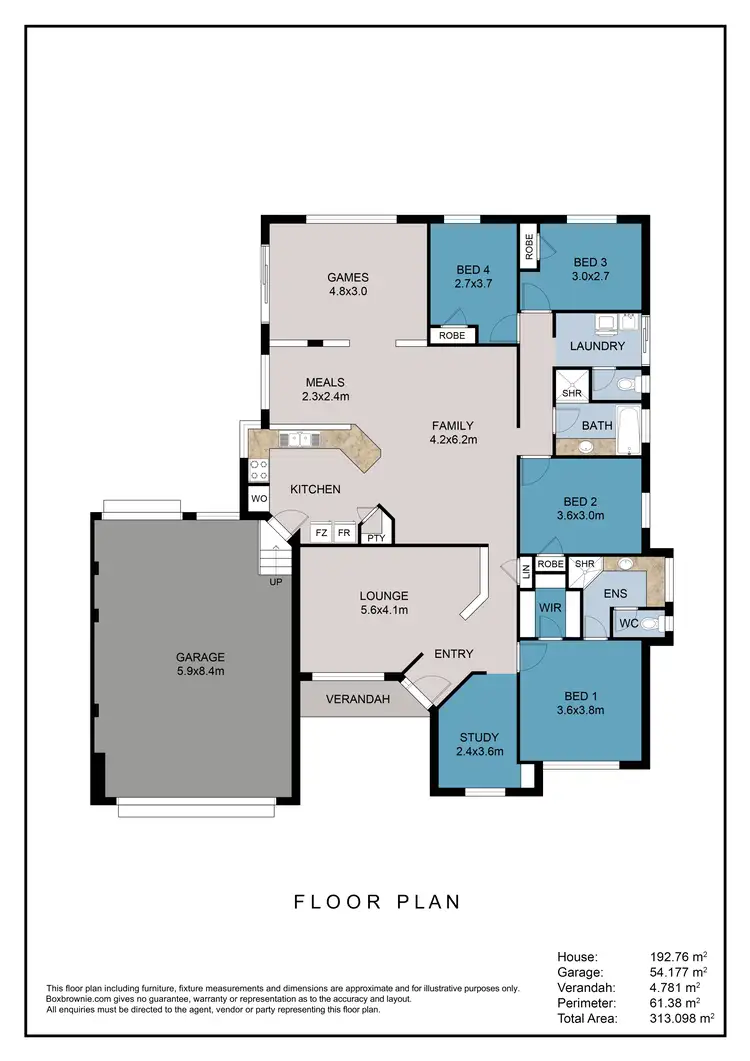 Floorplan of Homely house listing, 67 Fisherton Circuit, Kinross WA 6028