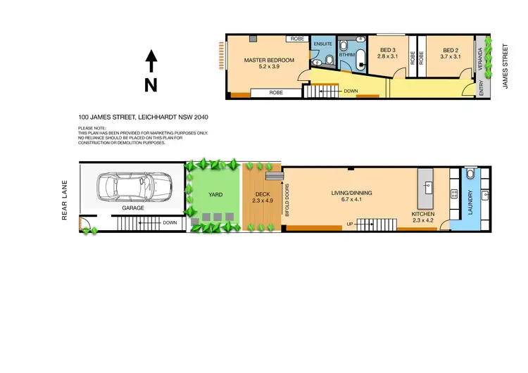 Floorplan of Homely house listing, 100 James Street, Leichhardt NSW 2040