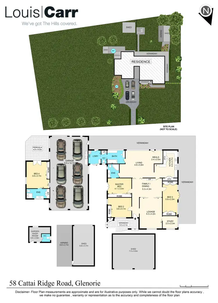 Floorplan of Homely house listing, 58 Cattai Ridge Road, Glenorie NSW 2157