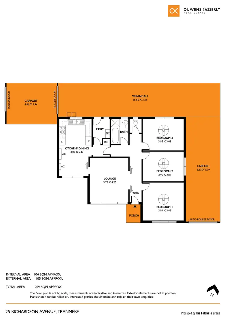 Floorplan of Homely house listing, 25 Richardson Avenue, Tranmere SA 5073