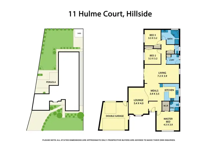 Floorplan of Homely house listing, 11 Hulme Court, Hillside VIC 3037