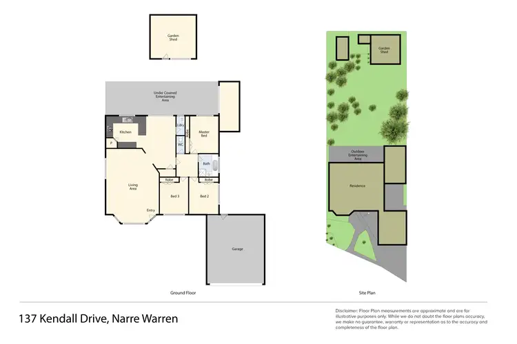Floorplan of Homely house listing, 137 Kendall Drive, Narre Warren VIC 3805