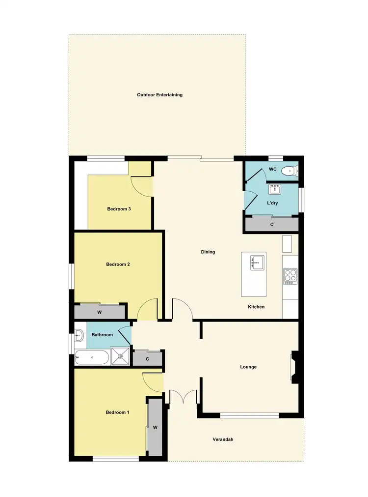 Floorplan of Homely house listing, 18 Mariners Reef Road, Maryborough VIC 3465