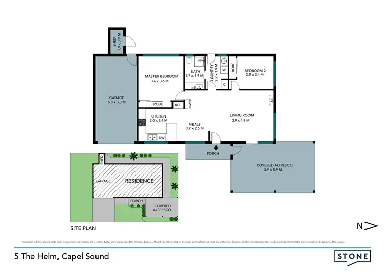 Floorplan of Homely house listing, 5 The Helm, Capel Sound VIC 3940
