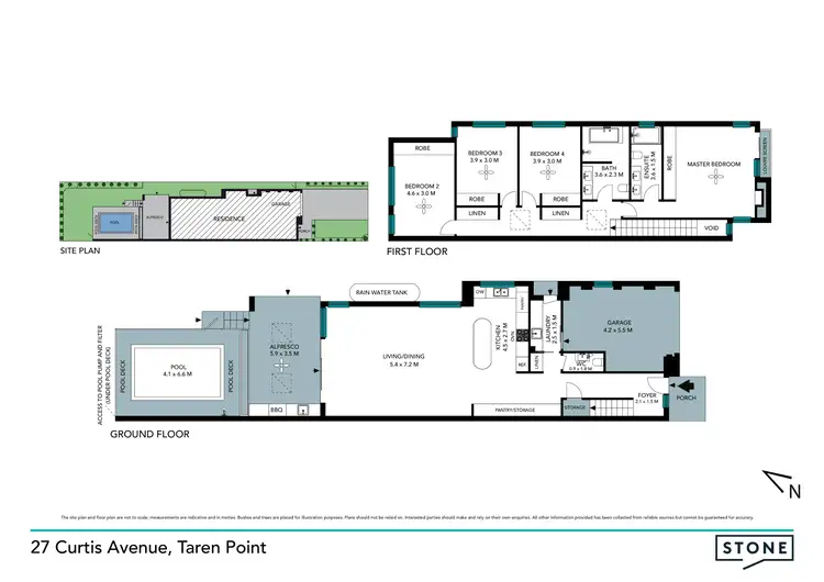 Floorplan of Homely house listing, 27a Curtis Avenue, Taren Point NSW 2229