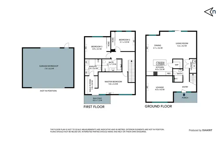 Floorplan of Homely townhouse listing, 8 Princess Street, South Morang VIC 3752