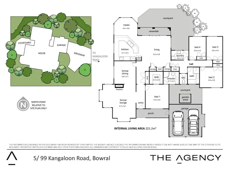 Floorplan of Homely townhouse listing, 5/99 Kangaloon Road, Bowral NSW 2576