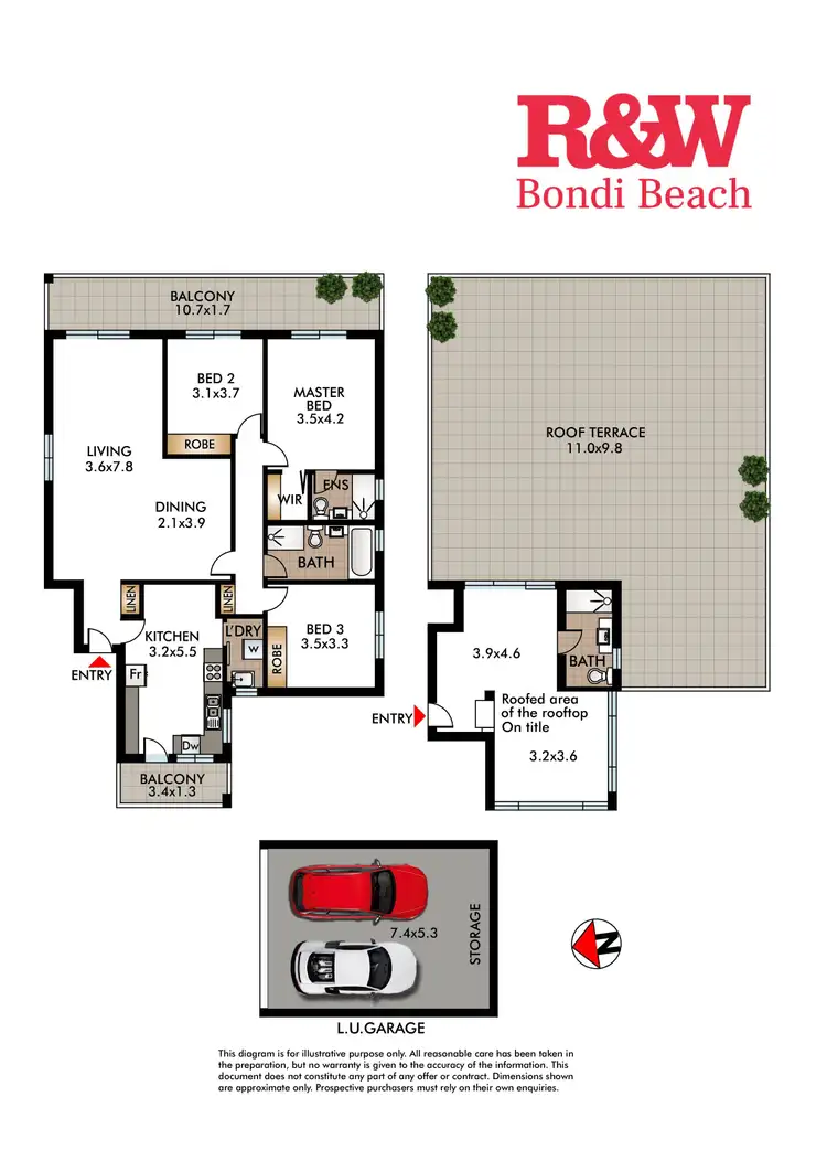 Floorplan of Homely apartment listing, 16/73-79 Penkivil Street, Bondi NSW 2026