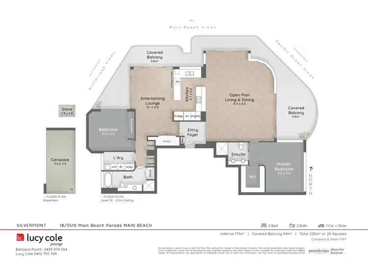 Floorplan of Homely apartment listing, 18/3510 Main Beach Parade, Main Beach QLD 4217