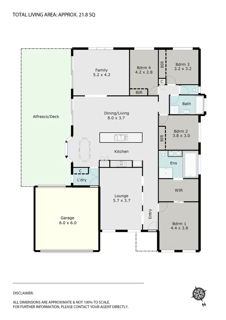 Floorplan of Homely house listing, 3 Pages Court, Mount Clear VIC 3350