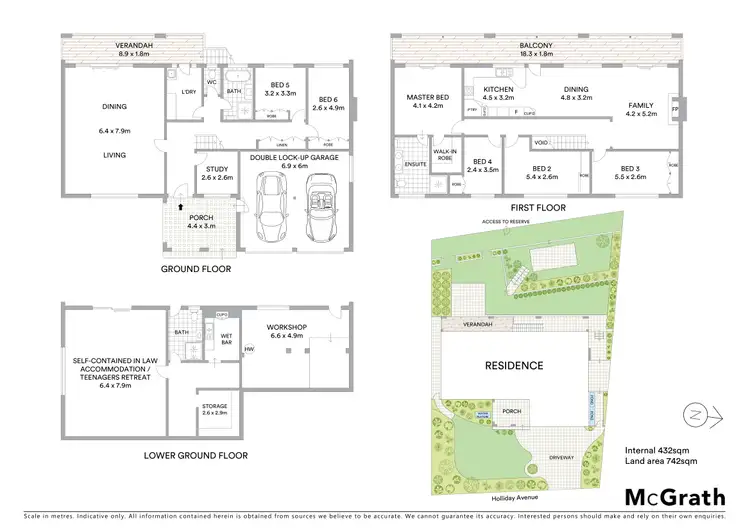Floorplan of Homely house listing, 22 Holliday Avenue, Berowra Heights NSW 2082