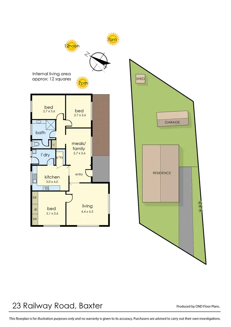 Floorplan of Homely house listing, 23 Railway Road, Baxter VIC 3911
