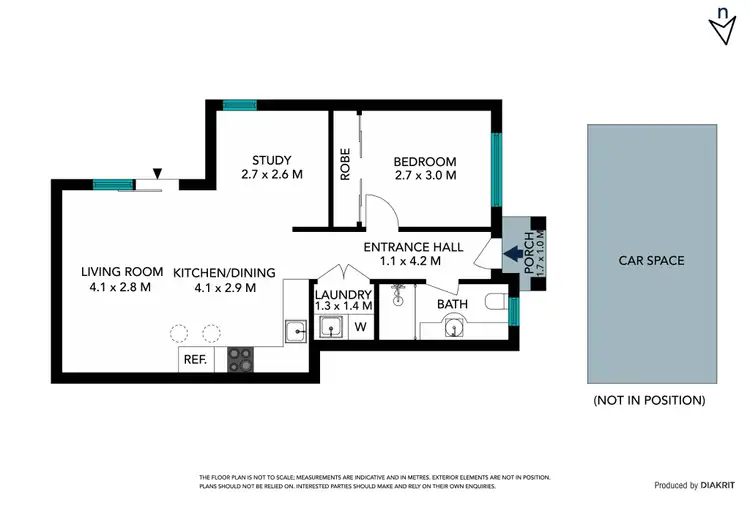 Floorplan of Homely unit listing, 2/134 Alexander Avenue, Thomastown VIC 3074