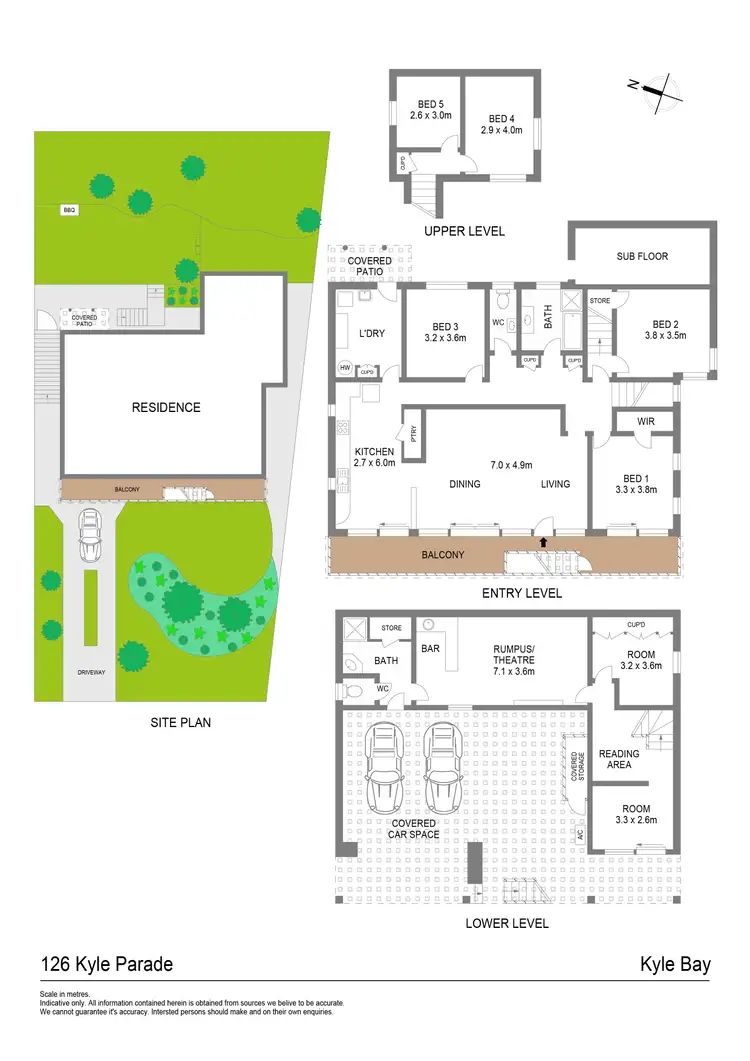 Floorplan of Homely house listing, 126 Kyle Parade, Kyle Bay NSW 2221