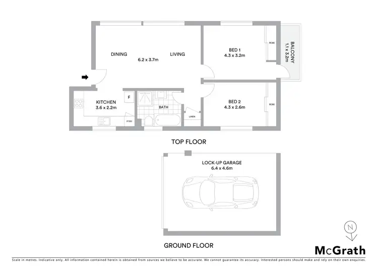 Floorplan of Homely apartment listing, 5/3 Lowe Street, Clovelly NSW 2031