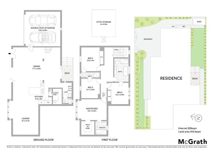 Floorplan of Homely semi-detached listing, 56 Andrew Street, Melrose Park NSW 2114