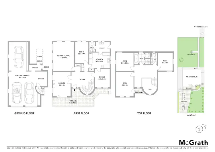 Floorplan of Homely house listing, 48 Lang Road, Centennial Park NSW 2021