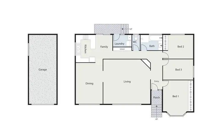 Floorplan of Homely house listing, 3 Waylen Place, Macgregor ACT 2615