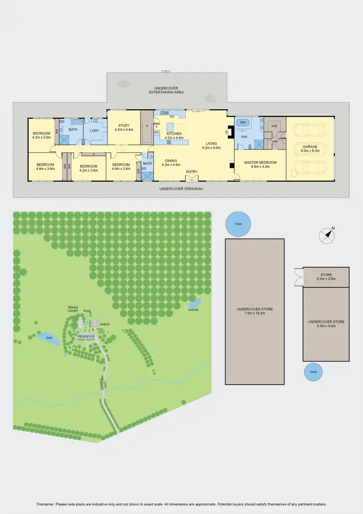 Floorplan of Homely house listing, 1327 Three Chain Road, Cobaw VIC 3442