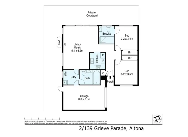 Floorplan of Homely unit listing, 139 Grieve Parade, Altona VIC 3018