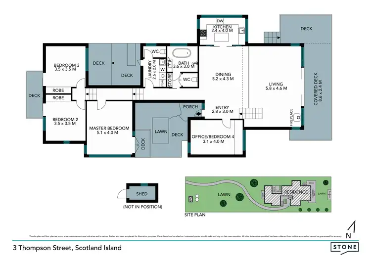 Floorplan of Homely house listing, 3 Thompson Street, Scotland Island NSW 2105