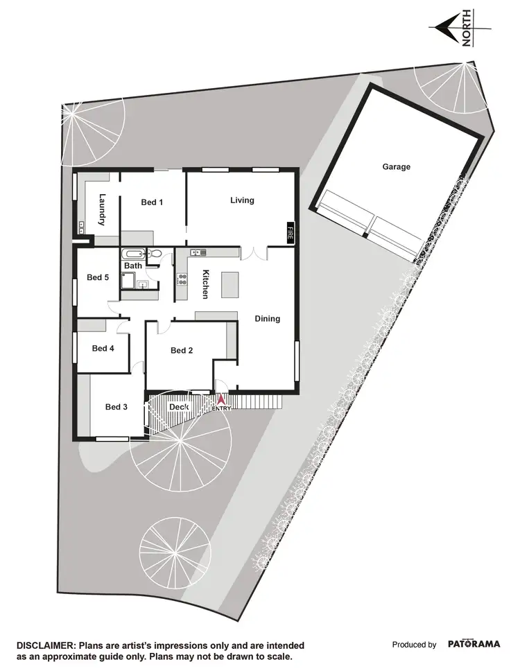 Floorplan of Homely house listing, 14 Hambly Place, Karabar NSW 2620