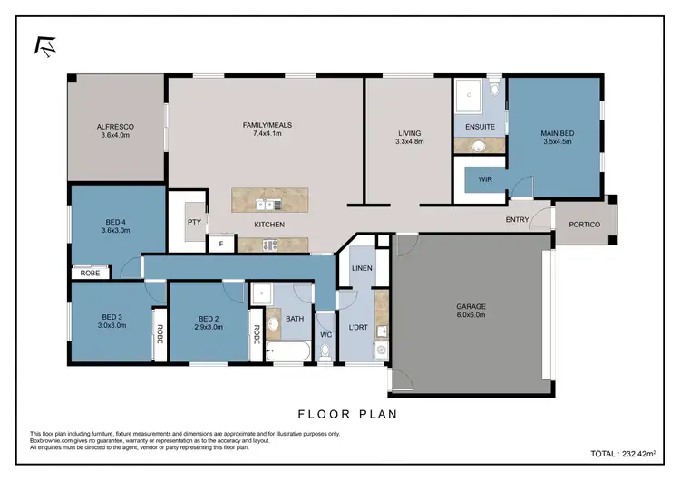 Floorplan of Homely house listing, 19 Fivefields Road, Leneva VIC 3691
