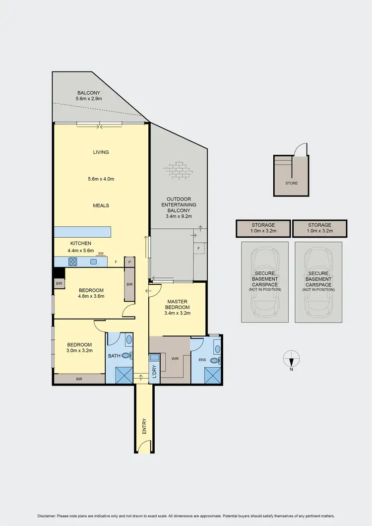 Floorplan of Homely apartment listing, 10/139 Woodland Street, Essendon VIC 3040