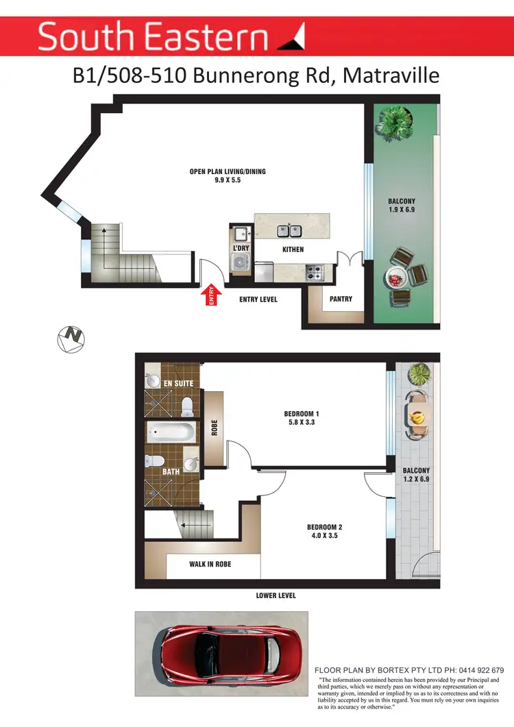Floorplan of Homely apartment listing, B1/508-510 Bunnerong Road, Matraville NSW 2036