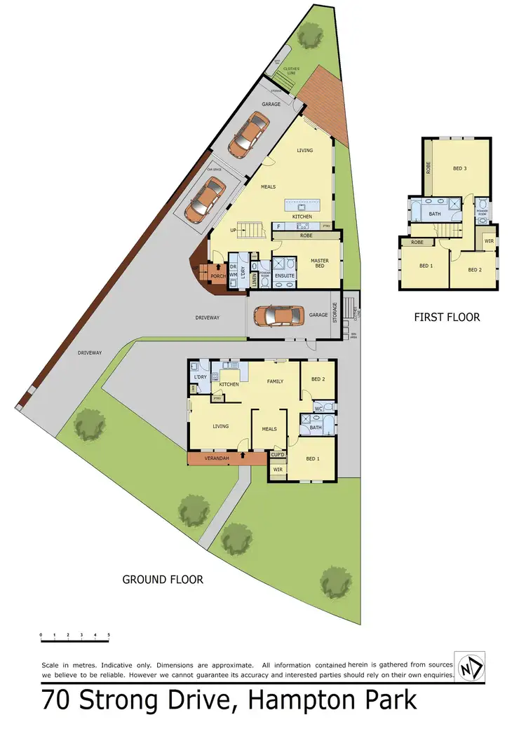 Floorplan of Homely house listing, 70 Strong Drive, Hampton Park VIC 3976