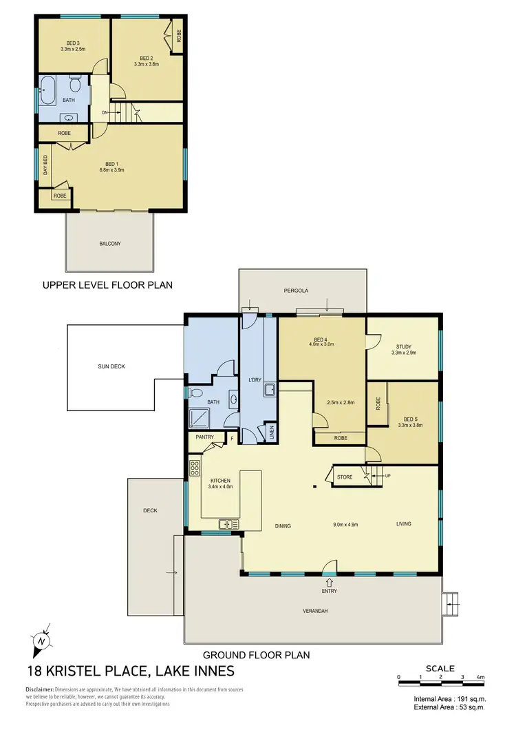 Floorplan of Homely house listing, 18 Kristel Place, Lake Innes NSW 2446