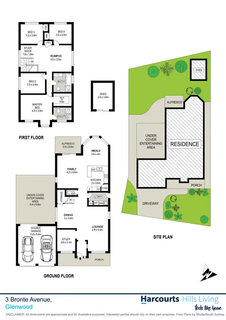 Floorplan of Homely house listing, 3 Bronte Avenue, Glenwood NSW 2768