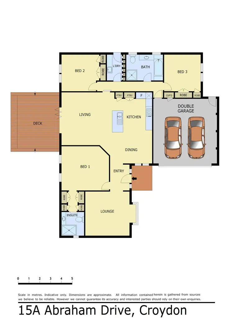 Floorplan of Homely house listing, 15a Abraham Drive, Croydon VIC 3136