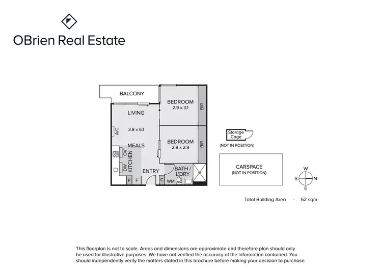 Floorplan of Homely apartment listing, 511/2-6 Railway Road, Cheltenham VIC 3192