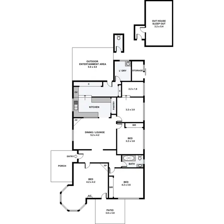 Floorplan of Homely house listing, 96 Monash Street, Sunshine VIC 3020