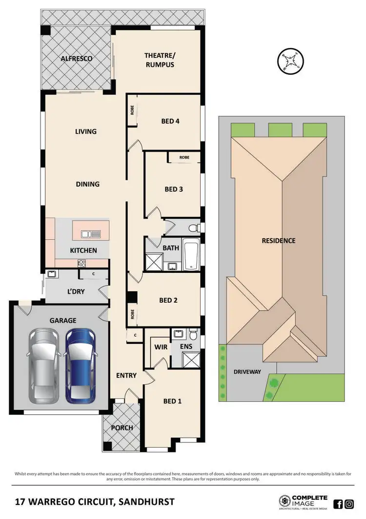 Floorplan of Homely house listing, 17 Warrego Circuit, Sandhurst VIC 3977