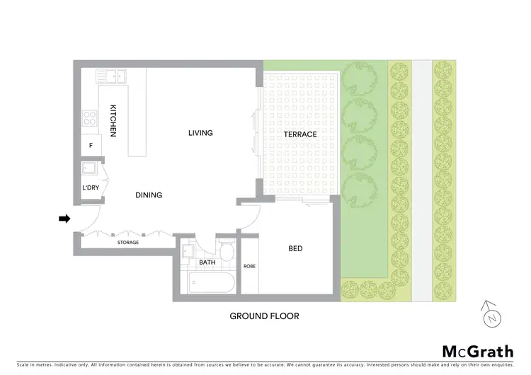 Floorplan of Homely apartment listing, 1/15 Brookvale Avenue, Brookvale NSW 2100