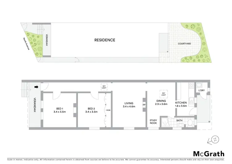 Floorplan of Homely house listing, 9 North Avenue, Leichhardt NSW 2040