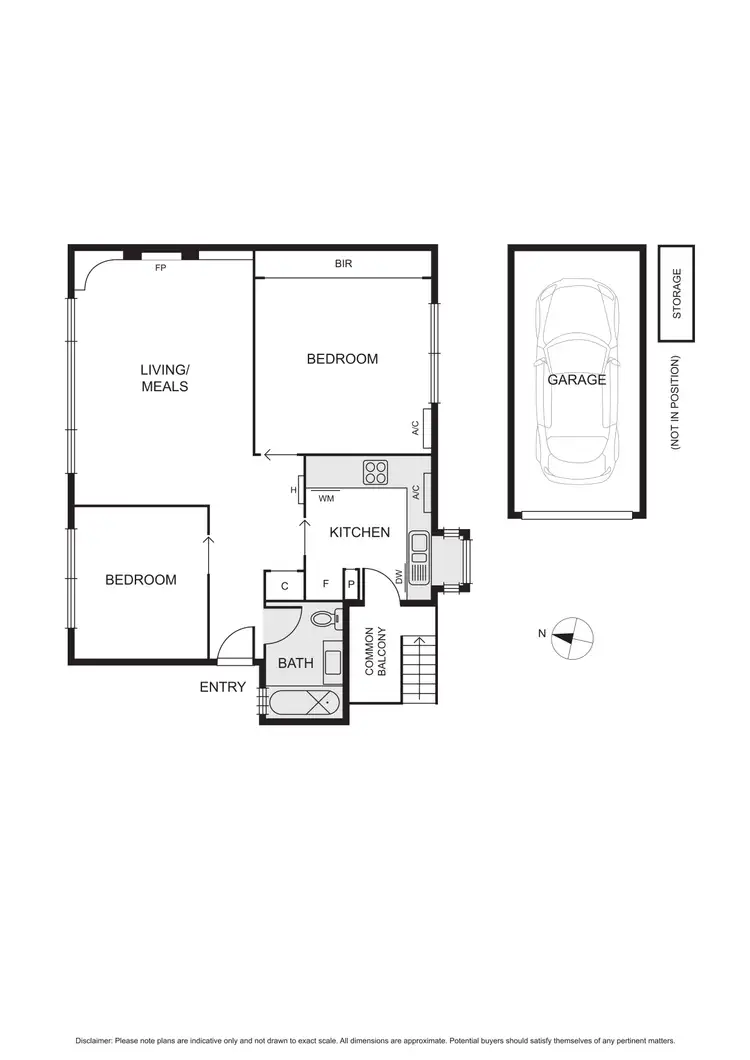 Floorplan of Homely apartment listing, 6/73 Marine Parade, Elwood VIC 3184
