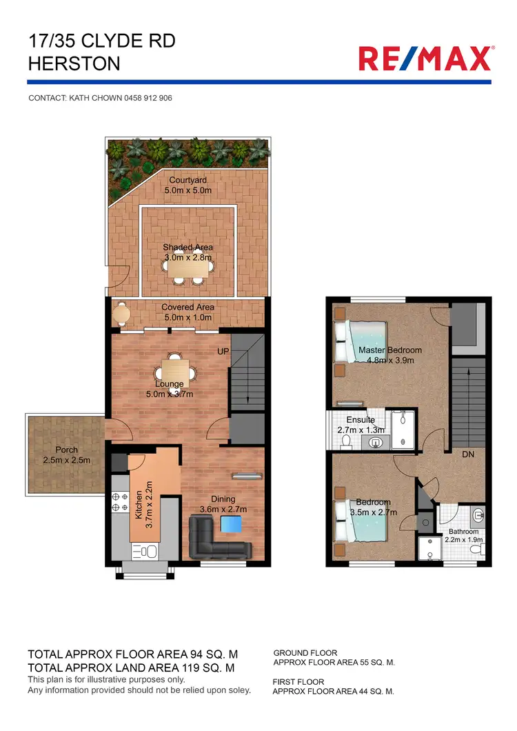 Floorplan of Homely townhouse listing, 17/35 Clyde Road, Herston QLD 4006