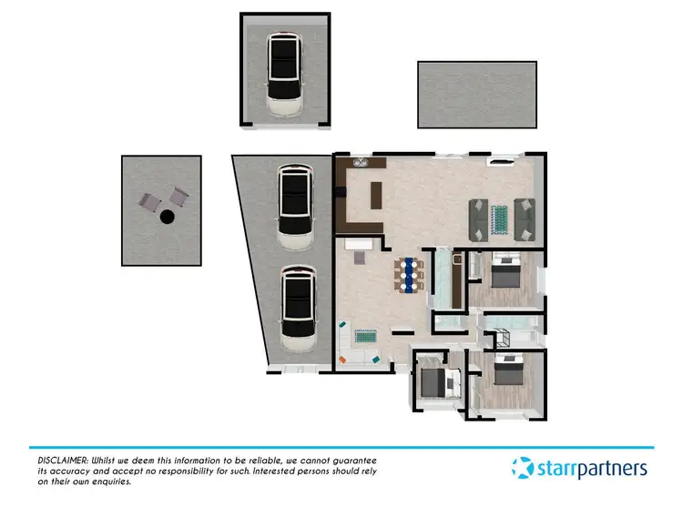 Floorplan of Homely house listing, 3 Eber Place, Minchinbury NSW 2770