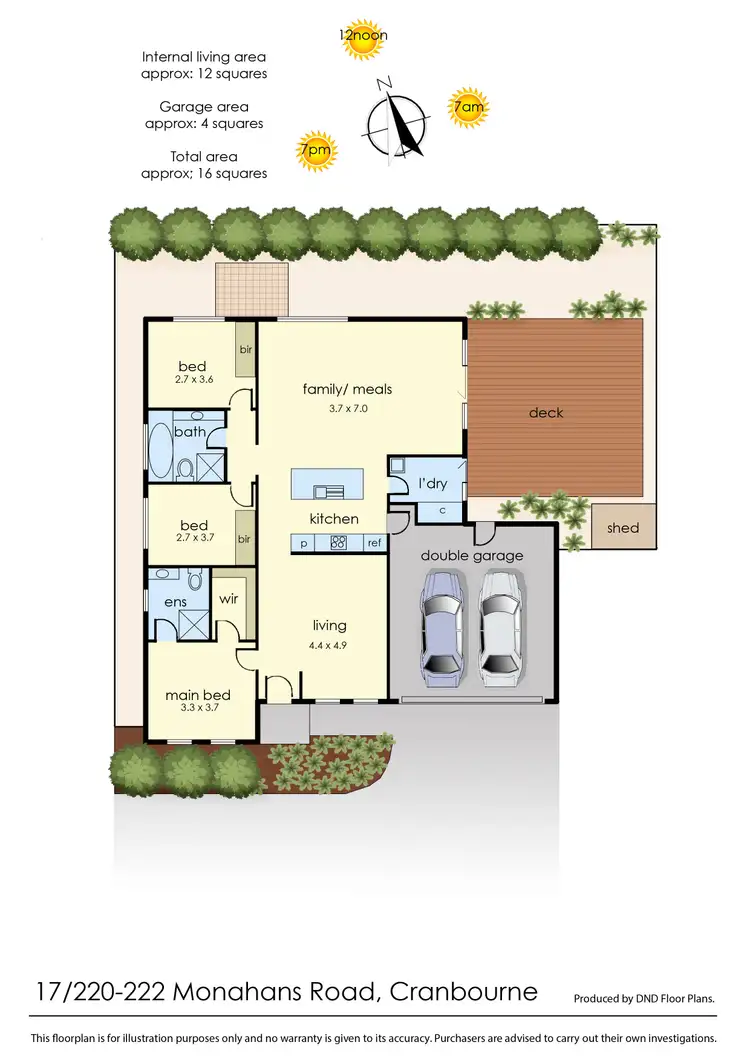 Floorplan of Homely unit listing, 17/220-222 Monahans Road, Cranbourne VIC 3977