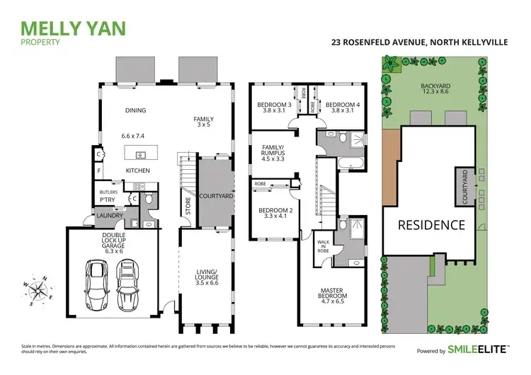 Floorplan of Homely house listing, 23 Rosenfeld Avenue, North Kellyville NSW 2155