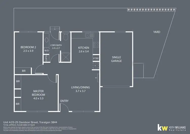 Floorplan of Homely unit listing, 4/23 Davidson Street, Traralgon VIC 3844