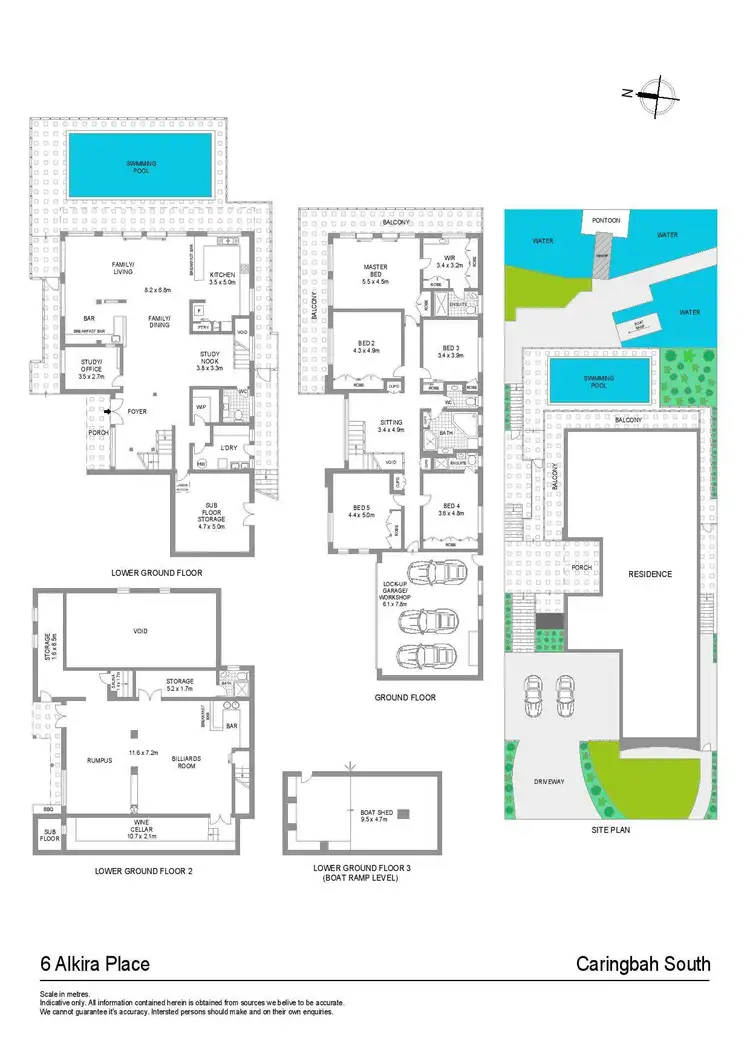 Floorplan of Homely house listing, 6 Alkira Place, Caringbah South NSW 2229
