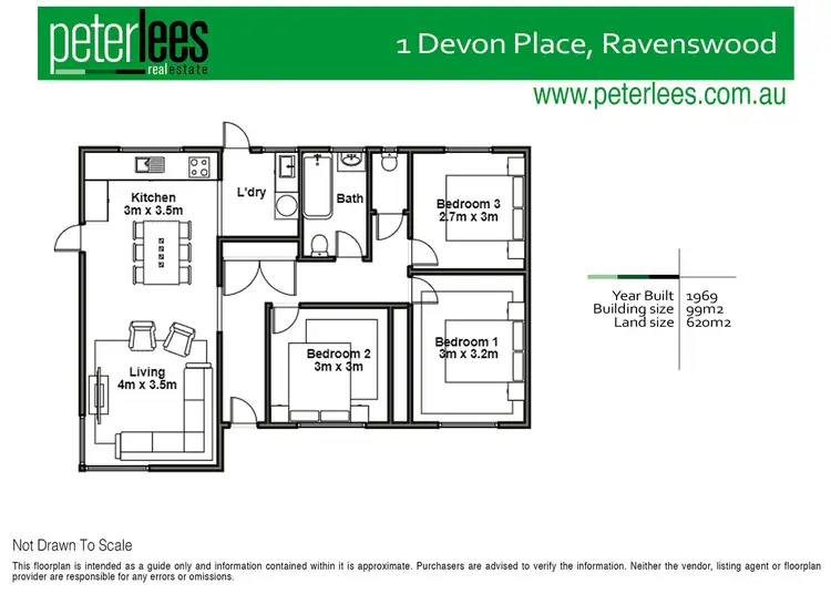 Floorplan of Homely house listing, 1 Devon Place, Ravenswood TAS 7250