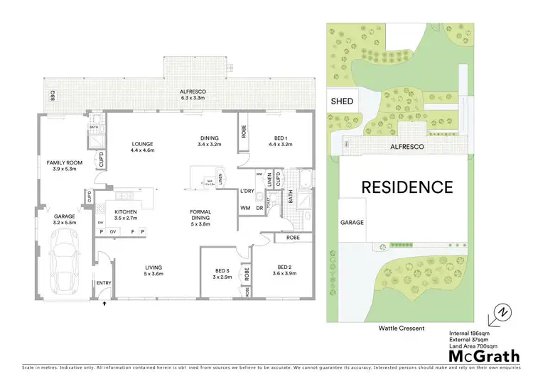 Floorplan of Homely house listing, 13 Wattle Crescent, East Ballina NSW 2478